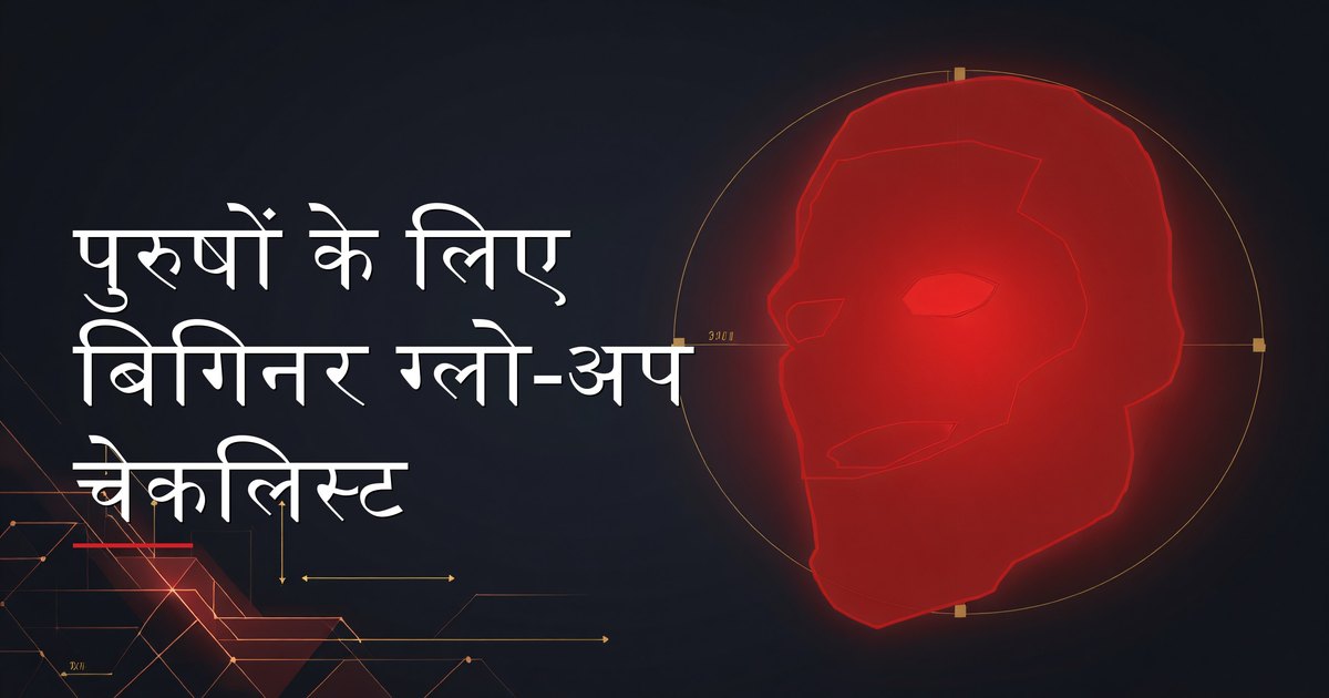 पुरुषों के लिए बिगिनर ग्लो-अप चेकलिस्ट