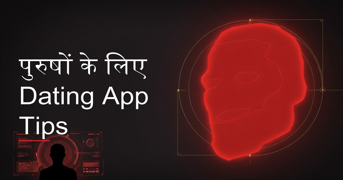 पुरुष अपने फोन पर dating app का उपयोग करते हुए स्क्रीन पर कई matches के साथ