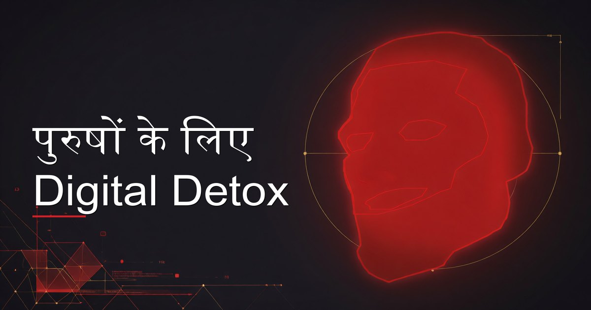 एक पुरुष digital detox के लिए अपना phone नीचे रखते हुए clear mind के साथ