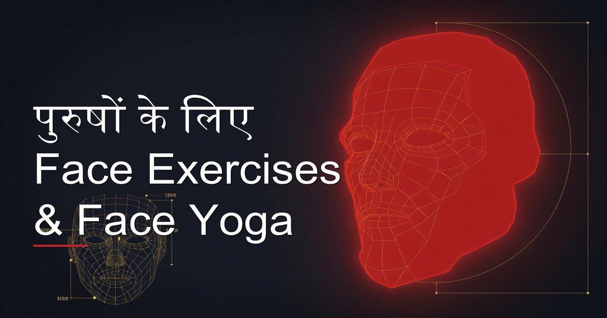 पुरुषों के लिए evidence-based face exercises और face yoga guide