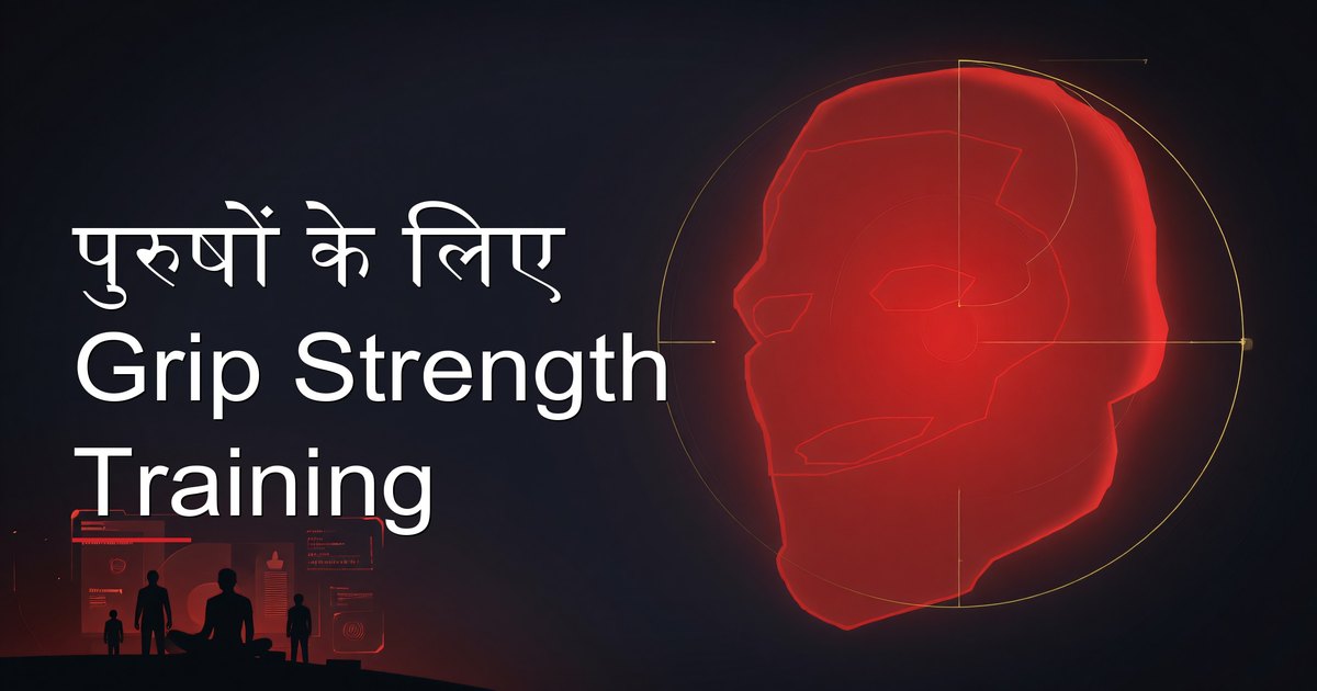 एक पुरुष hand grippers और dead hangs के साथ grip strength training करते हुए