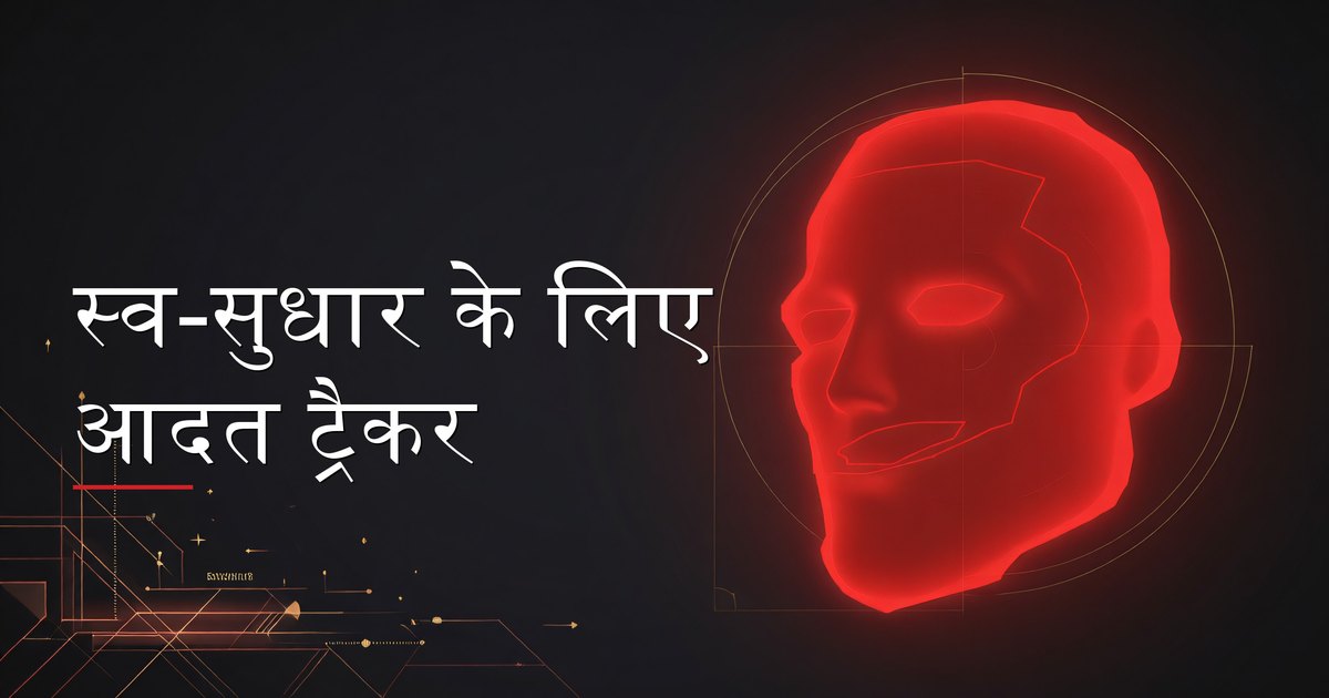 स्व-सुधार के लिए आदत ट्रैकर