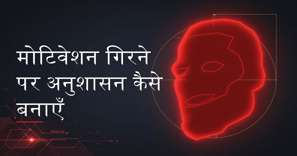 निरंतर दैनिक रूटीन के माध्यम से अनुशासन बनाता हुआ व्यक्ति