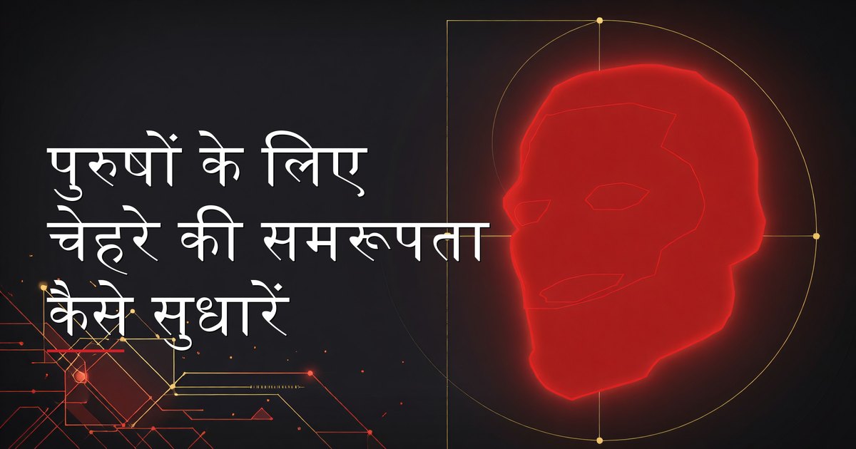 साक्ष्य-आधारित तरीकों से पुरुषों के लिए चेहरे की समरूपता सुधारने की गाइड
