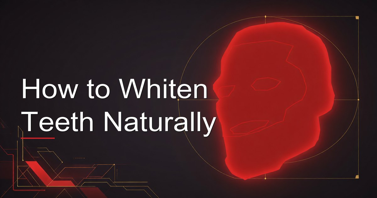 Natural teeth whitening methods arranged on a bathroom counter