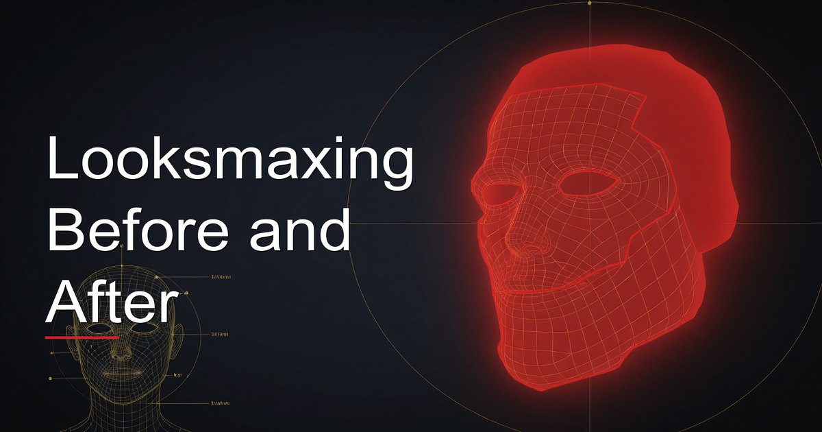 Looksmaxing Before and After