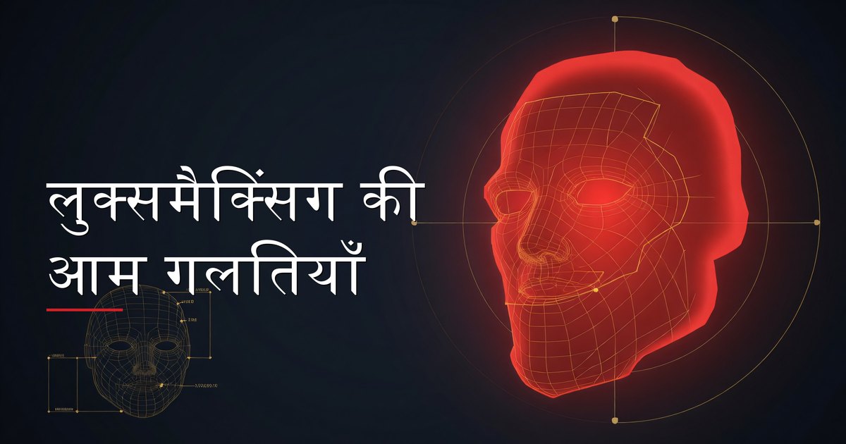 आम लुक्समैक्सिंग गलतियों से बचकर स्वस्थ स्व-सुधार