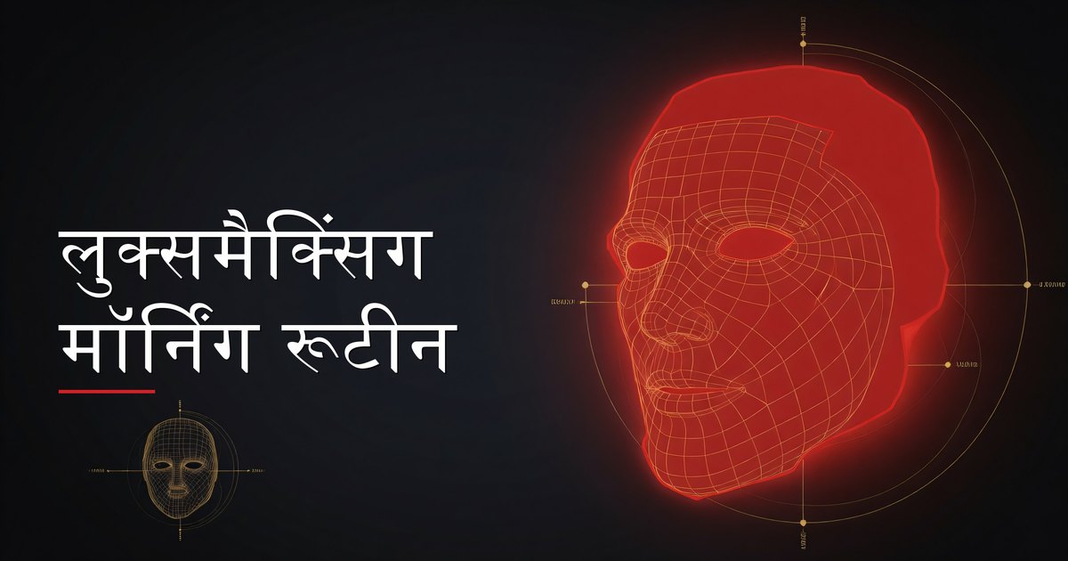 लुक्समैक्सिंग मॉर्निंग रूटीन