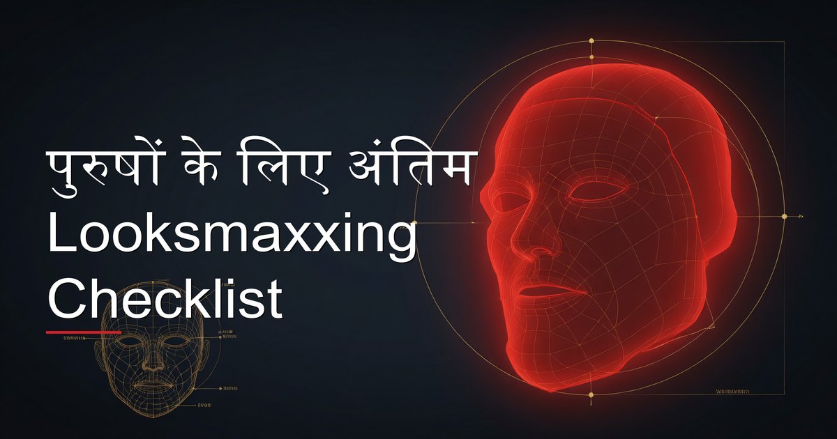 पुरुषों के लिए अंतिम Looksmaxxing Checklist