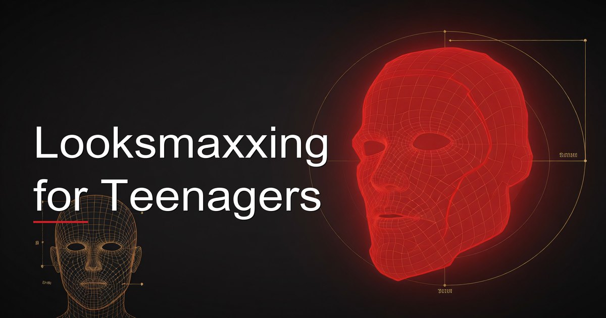 Safe looksmaxxing guide for teenage guys aged 14 to 19
