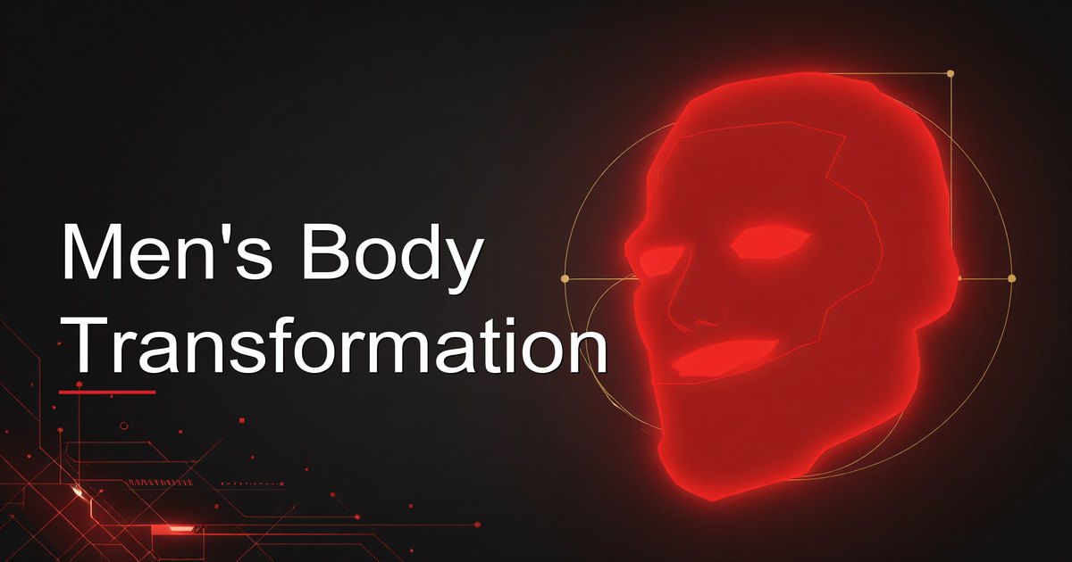 Man tracking body transformation progress over several months with consistent training
