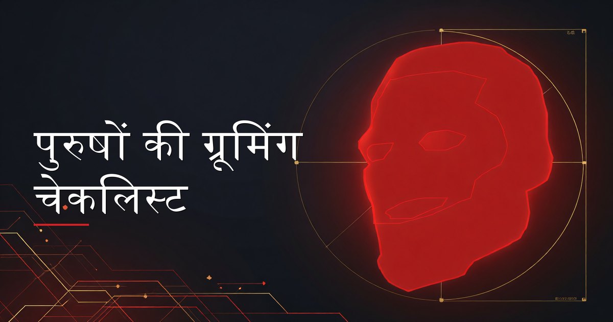 पुरुषों की ग्रूमिंग चेकलिस्ट