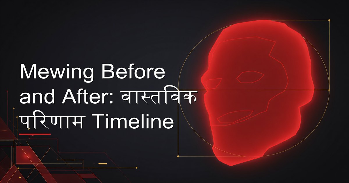 Mewing Before and After: वास्तविक परिणाम Timeline