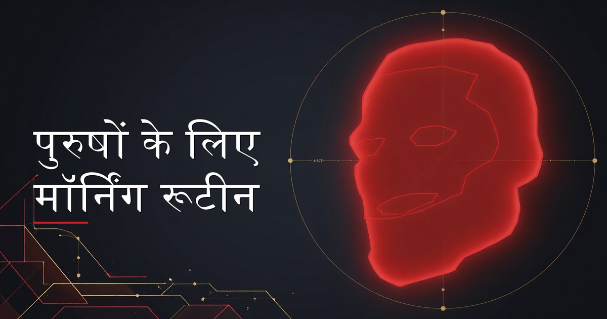 पुरुषों के लिए मॉर्निंग रूटीन