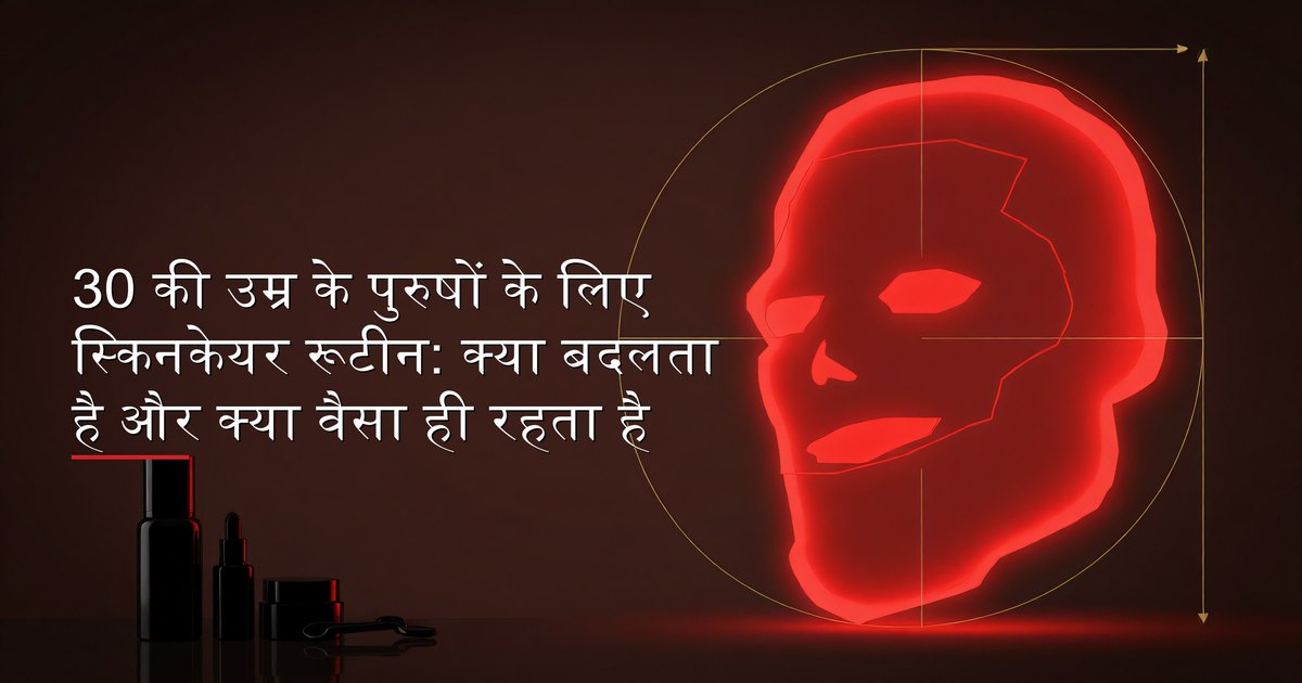 बाथरूम के आईने के सामने अपने चेहरे पर स्किनकेयर उत्पाद लगाता पुरुष