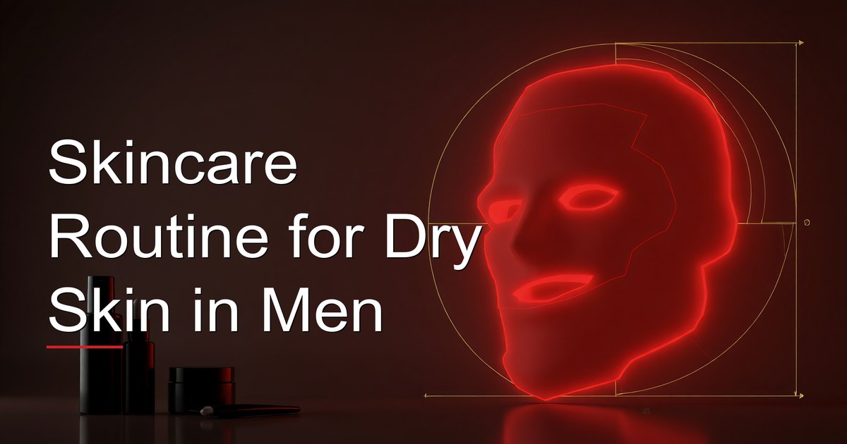 हाइड्रेटिंग skincare दिनचर्या अपनाता रूखी त्वचा वाला पुरुष
