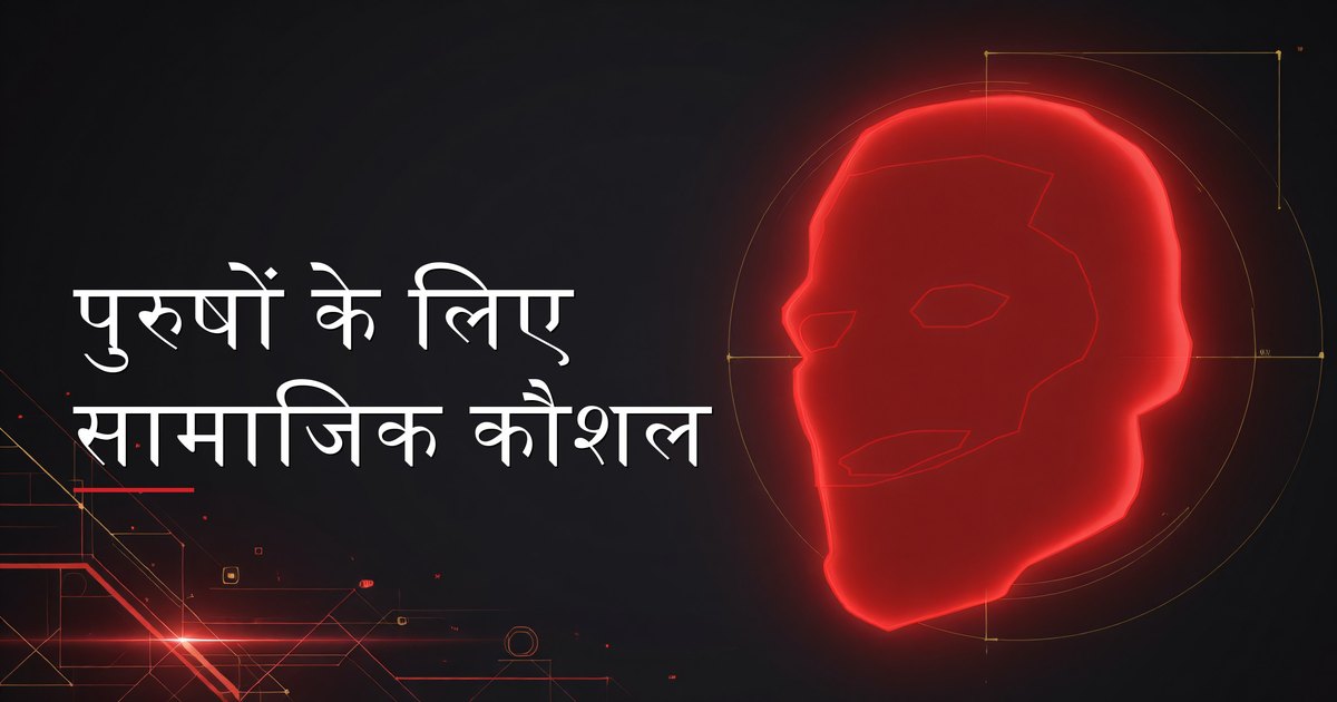 एक समूह में बातचीत के कौशल का अभ्यास करते हुए और सामाजिक संकेतों को समझते हुए पुरुष