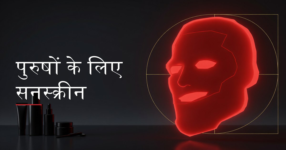 दैनिक स्किनकेयर रूटीन के हिस्से के रूप में अपने चेहरे पर सनस्क्रीन लगाते हुए पुरुष