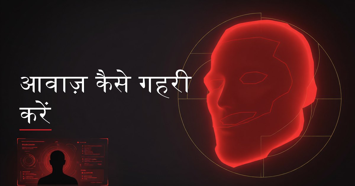 आत्मविश्वास से बोलता हुआ पुरुष