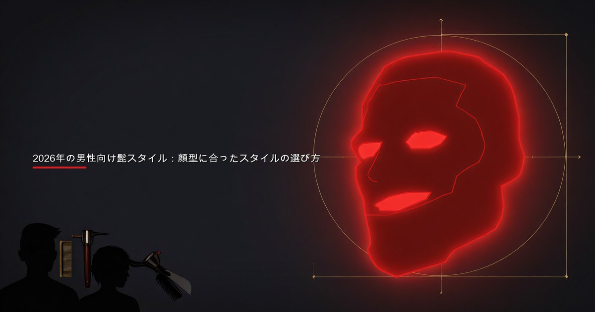 顔型に合わせて整えられた髭を蓄えた男性