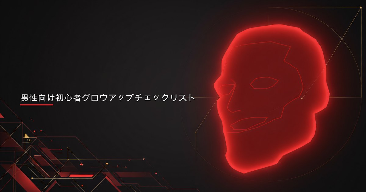 男性向け初心者グロウアップチェックリスト