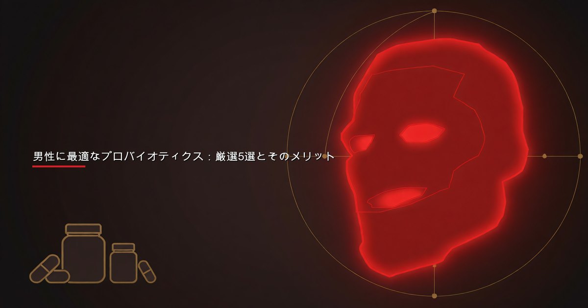 プロバイオティクスサプリメントのカプセルと発酵食品で男性に最適なプロバイオティクスを示す画像
