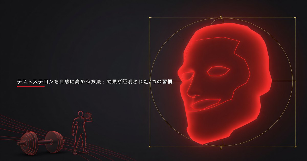 夜明けにトレーニングする男性——睡眠と運動が自然なテストステロン産生に最も大きな影響を与える2つの習慣