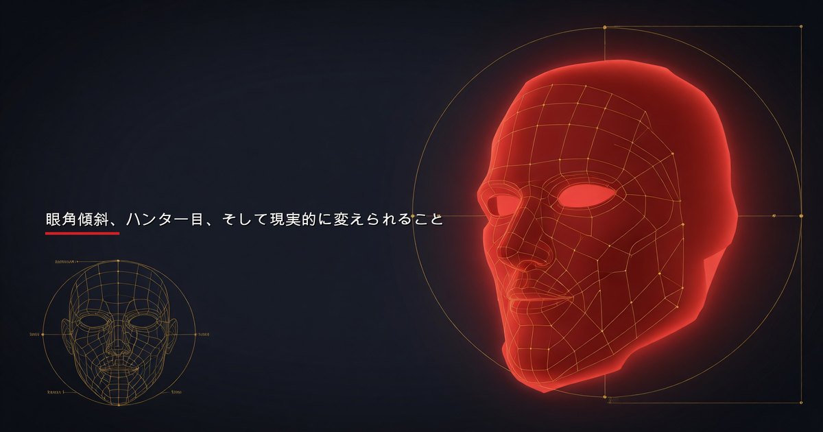 眼角傾斜、ハンター目、そして現実的な目元の改善を理解する