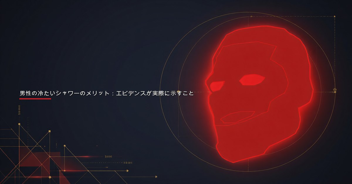 回復と自己啓発のために冷たいシャワーを浴びる男性