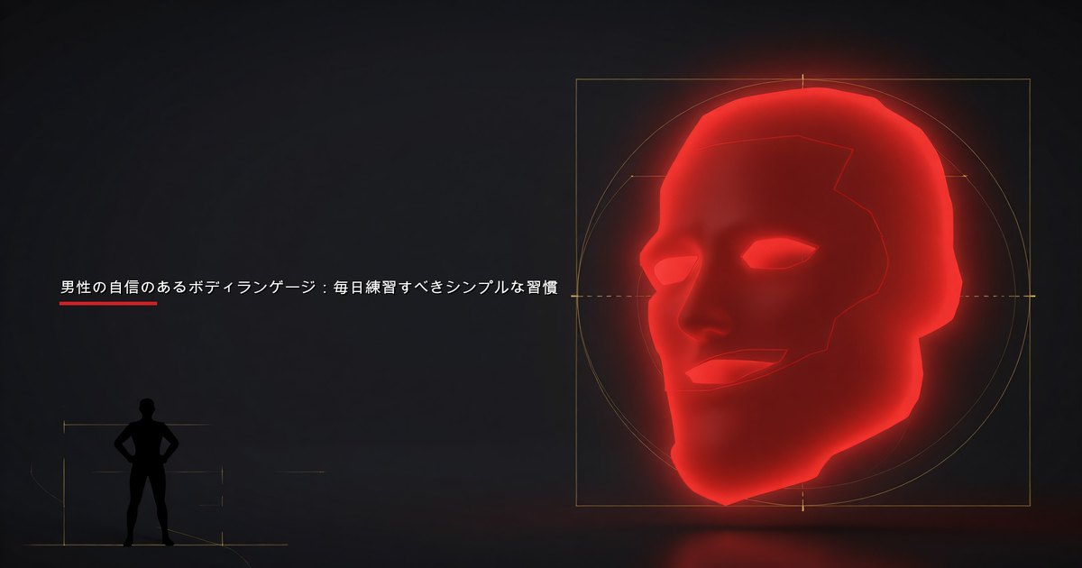 男性の自信のあるボディランゲージ：毎日練習すべきシンプルな習慣