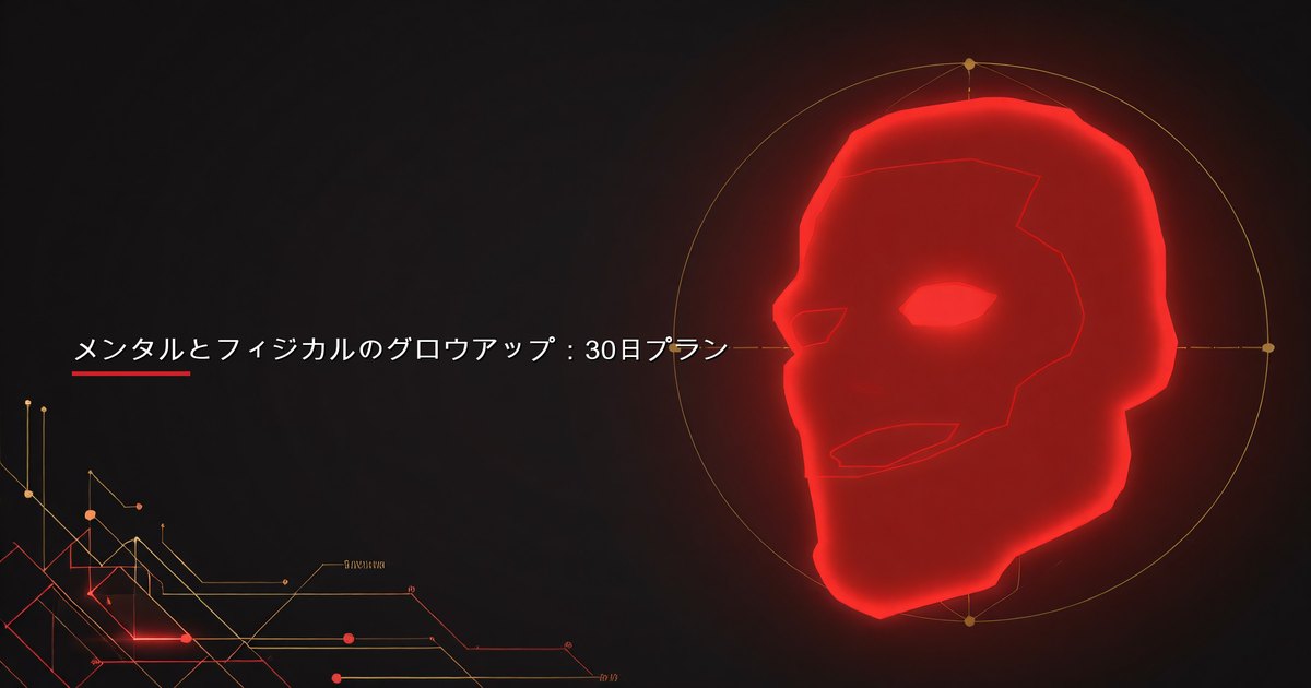 メンタルとフィジカルのグロウアップ：30日プラン