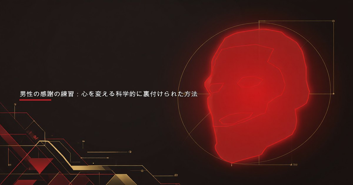 男性の感謝の練習：心を変える科学的に裏付けられた方法