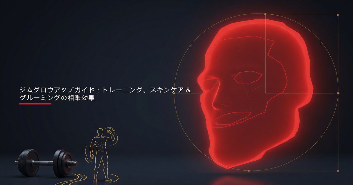 ジムグロウアップガイド：トレーニング、スキンケア & グルーミングの相乗効果