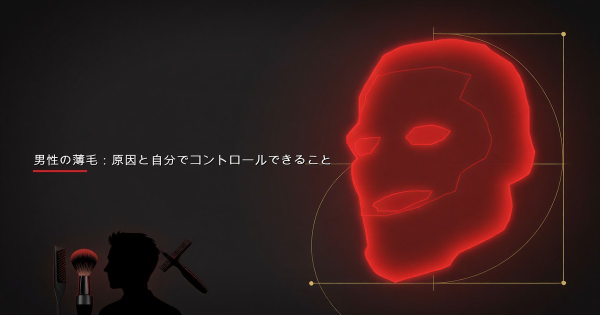 男性の薄毛——原因、ライフスタイル要因、そして自分でコントロールできること