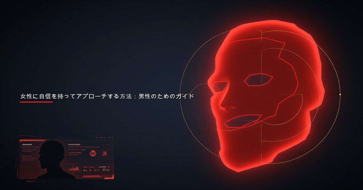 社交的な場面でオープンなボディランゲージで女性に自信を持ってアプローチする男性