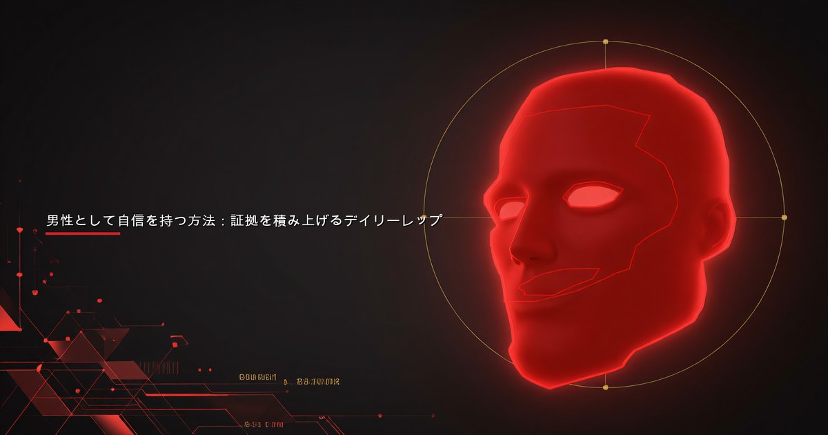 男性として自信を持つ方法：証拠を積み上げるデイリーレップ