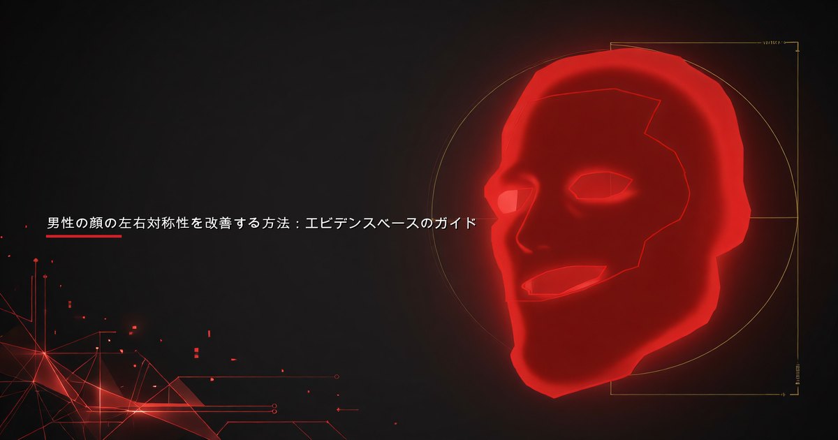 エビデンスに基づいた方法で男性の顔の左右対称性を改善するガイド