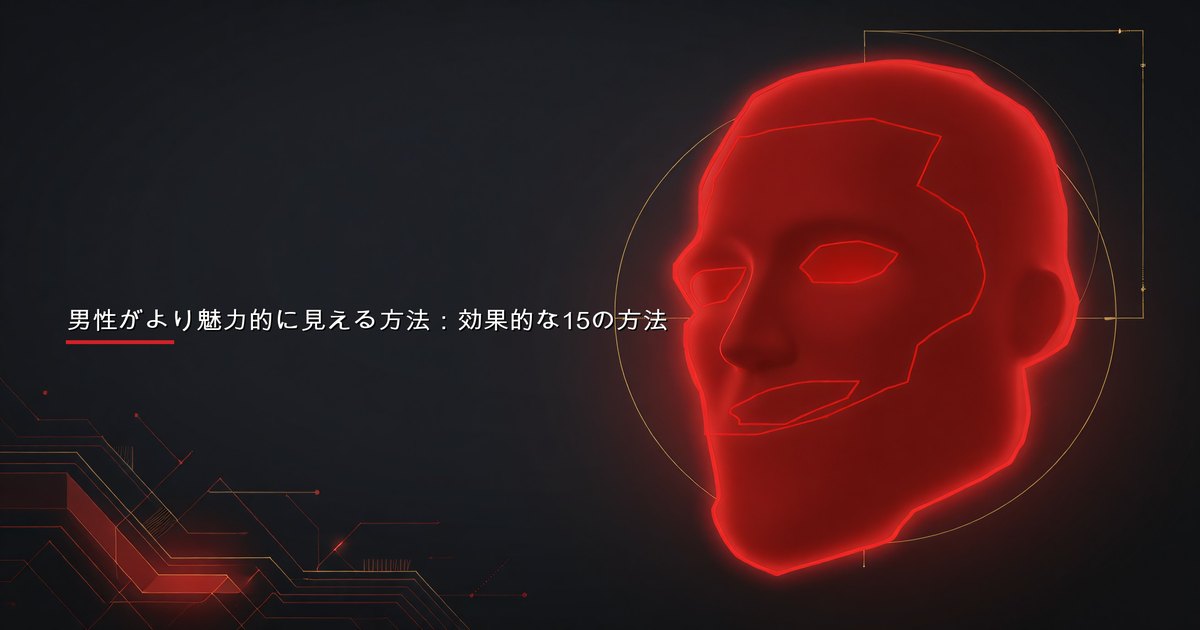 自信に満ちた身だしなみの整った男性、より魅力的に見える方法を示す
