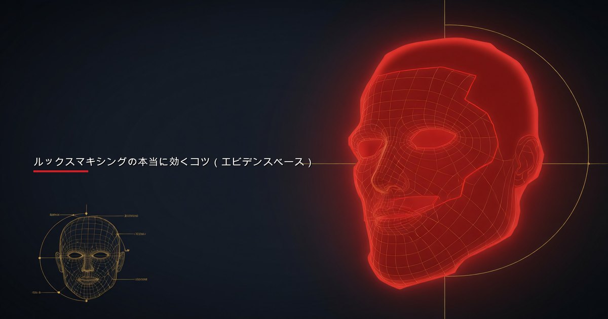 本当に結果を出すエビデンスベースのルックスマキシングのコツ