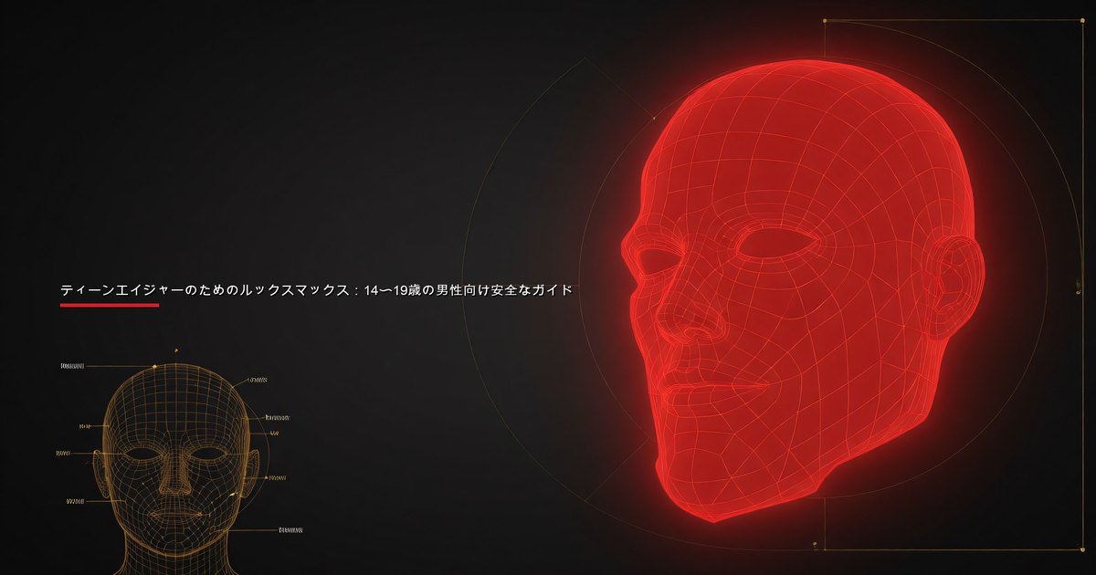 14〜19歳のティーンエイジャー向け安全なルックスマックスガイド