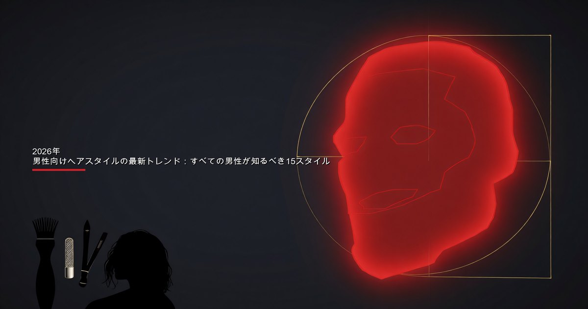 2026年の男性向けヘアスタイルトレンド — テクスチャードクロップ、フェード、最新のカット