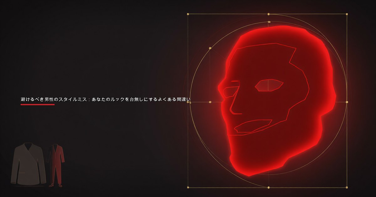 全身鏡の前で服装のシルエットを確認する男性