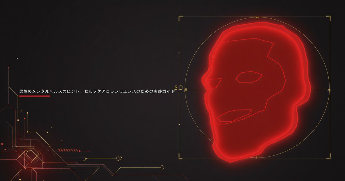 エビデンスに基づいたストレス管理とレジリエンスの戦略を用いてメンタルヘルスのセルフケアを実践する男性