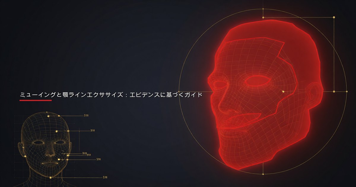ミューイングと顎ラインエクササイズの男性向けガイド