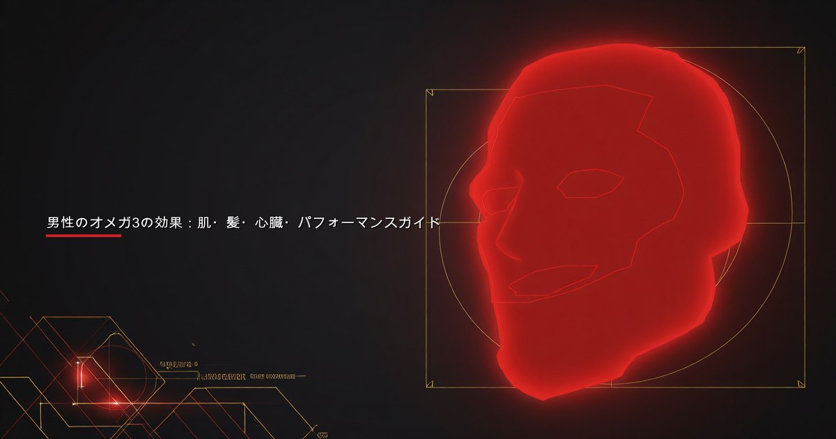 男性のオメガ3の効果：肌・髪・心臓・パフォーマンスガイド