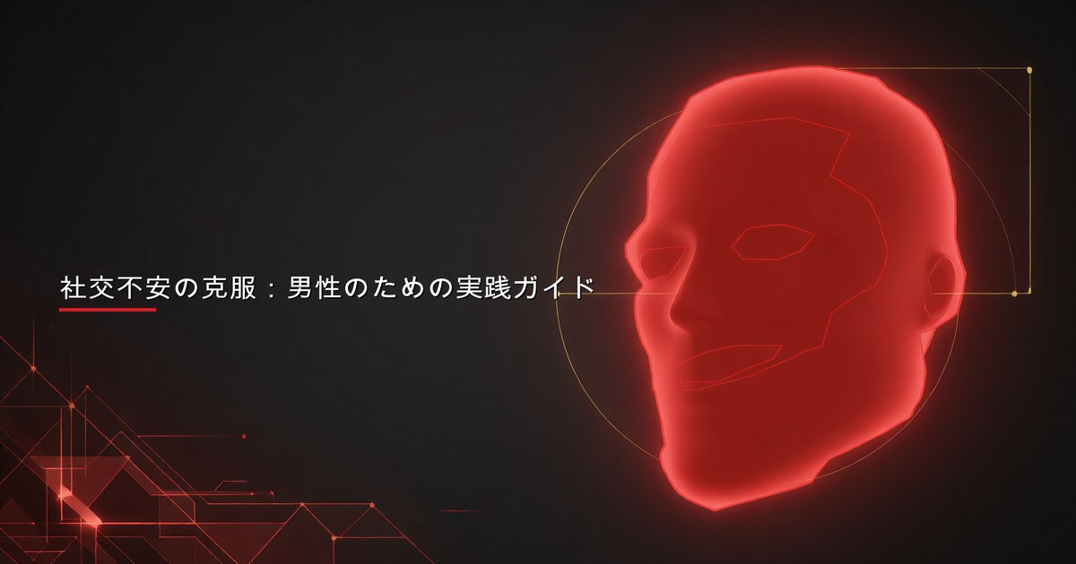 社交的自信を構築するための社交不安曝露エクササイズを練習する男性