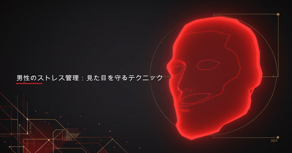 ストレス管理テクニックを実践し、外見とパフォーマンスを守る男性