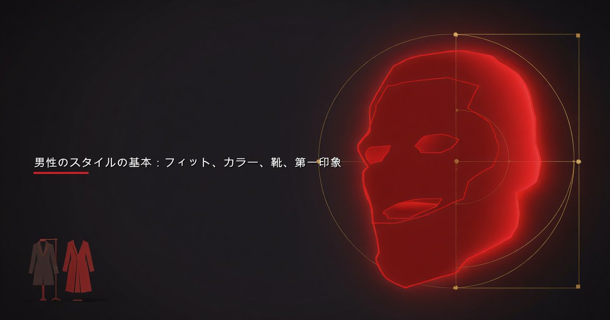 男性のスタイルの基本：フィット、カラー、靴、第一印象