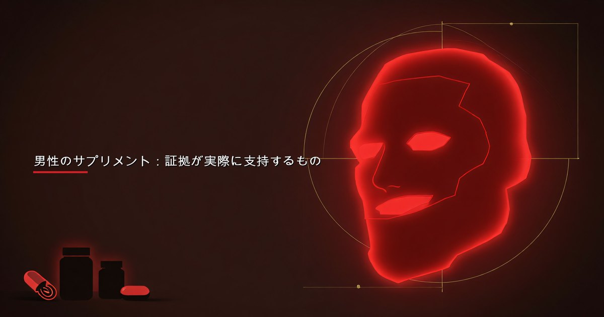 男性のサプリメント：証拠が実際に支持するもの