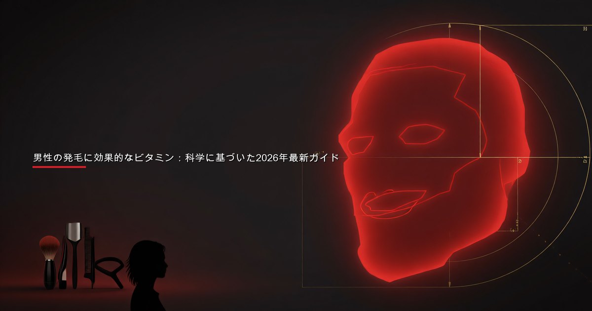 男性の発毛を促進するビタミンとサプリメント